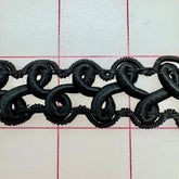 Lace Trim - Vintage 1-inch Wide Black Corded Close-Out